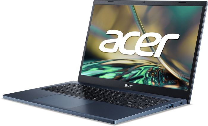 Ноутбук Acer Aspire 3 A315-24P 15.6" FHD IPS, AMD R3-7320U, 8GB, F256GB, UMA, Lin, блакитний