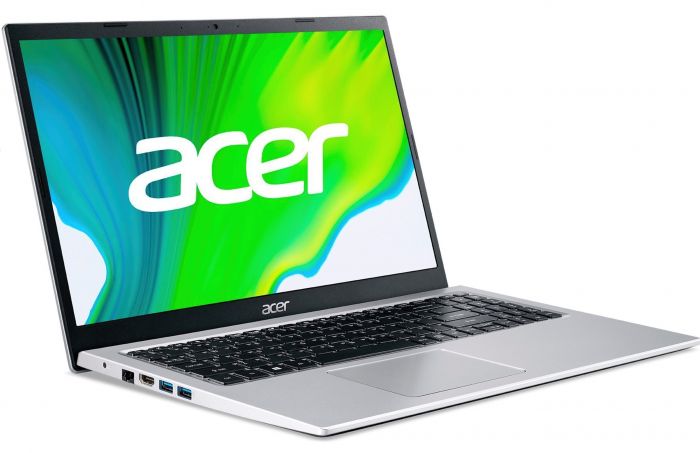 Ноутбук Acer Aspire 3 A315-35 15.6" FHD IPS, Intel P N6000, 8GB, F256GB, UMA, Lin, сріблястий