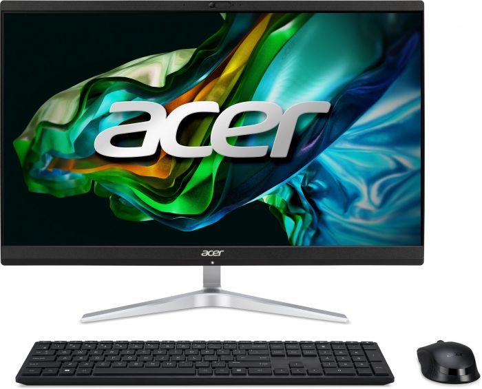 Персональний комп'ютер моноблок Acer Aspire C24-1851 23.8" FHD, Intel i7-1360P, 16GB, F1TB, UMA, WiFi, кл+м, без ОС, чорний