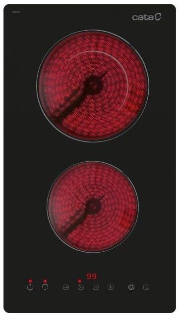 Варильна поверхня Cata електрична склокерамічна, 30см, TD 3002 BK, чорний
