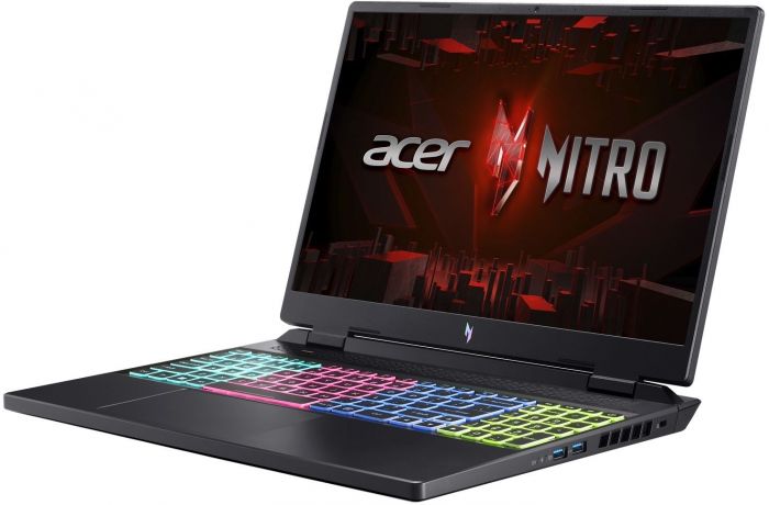 Ноутбук Acer Nitro 16 AN16-51 16" WUXGA IPS, Intel i7-13700H, 32GB, F1TB, NVD4050-6, Lin, чорний