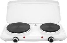 Плитка настільна Sencor електрична, комф. - 2, 2.5Вт, 15 і 18 см,  управл - мех., білий