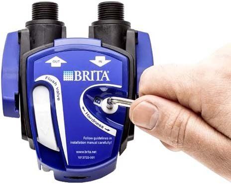 Фільтр проточний BRITA My Pure P1, індикатор стану фільтра, 3 режими жорсткості води