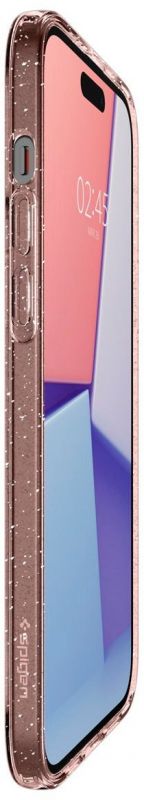 Чохол Spigen для Apple iPhone 15 Liquid Crystal Glitter, Rose Quartz