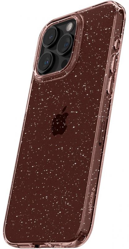 Чохол Spigen для Apple iPhone 15 Pro Liquid Crystal Glitter, Rose Quartz