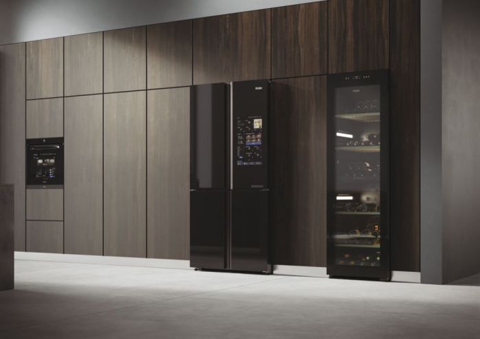 Холодильник Haier для вина, 190x59.5х71, холод.відд.-438л, зон - 2, бут-236, ST, дисплей, чорний