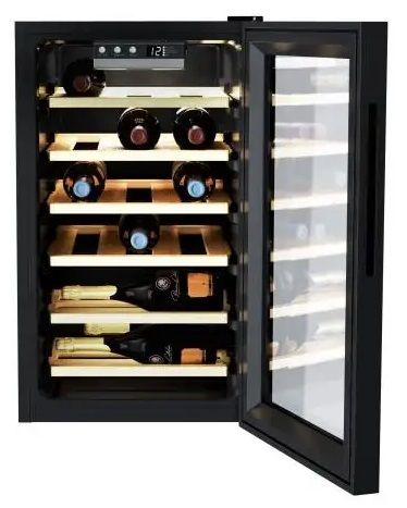Холодильник Candy для вина, 70x40х55, холод.відд.-73л, зон - 1, бут-21, ST, дисплей, чорний