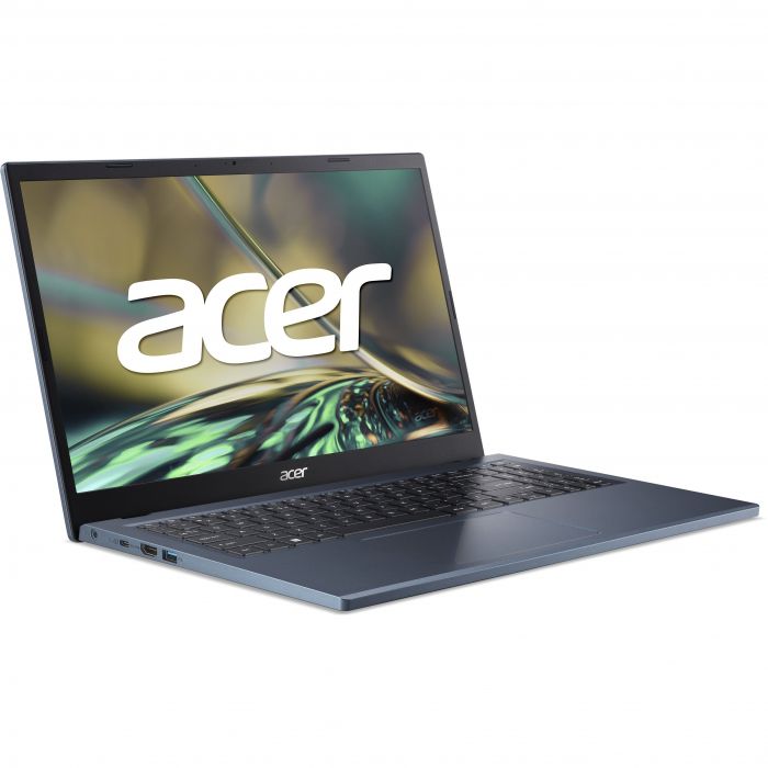 Ноутбук Acer Aspire 3 A315-510P 15.6" FHD IPS, Intel i3-N305, 8GB, F512GB, UMA, Lin, синій