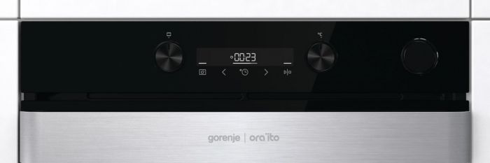 Духова шафа Gorenje електрична, 77л, пара, дисплей, чорний