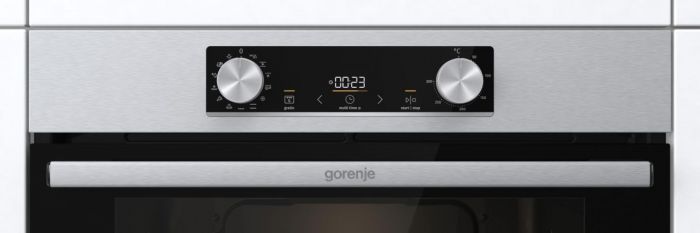 Комплект Gorenje (духовка електрична BO6737E02XK + варильна поверхня газова G642ABX), нерж.