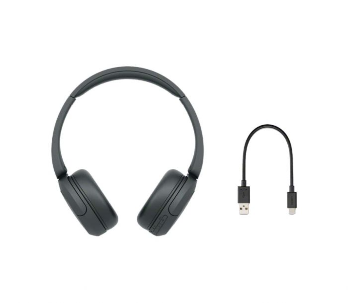 Навушники On-ear Sony WH-CH520 BT 5.2, SBC, AAC, Wireless, Mic, Чорний