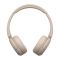 Навушники On-ear Sony WH-CH520 BT 5.2, SBC, AAC, Wireless, Mic, Бежевий