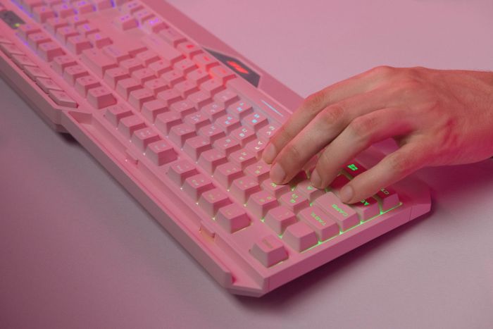 Клавіатура 2E GAMING KG315 RGB USB Pink Ukr