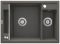 Мийка кухонна Deante Magnetic, граніт, прямокут., з крилом, 690х500х219мм, чаша - 1.5, врізна, антрацит