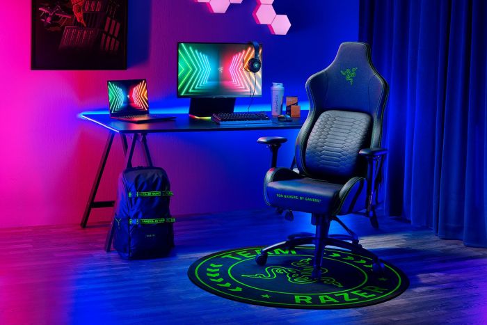 Килимок під крісло Razer Razer Team Floor Rug, чорно-зелений