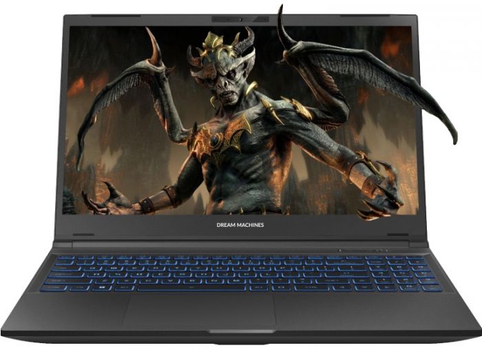 Ноутбук Dream Machines RG4060-15 15.6FHD IPS, Intel i5-13500H, 16GB, F1TB, NVD4060-8, DOS, чорний