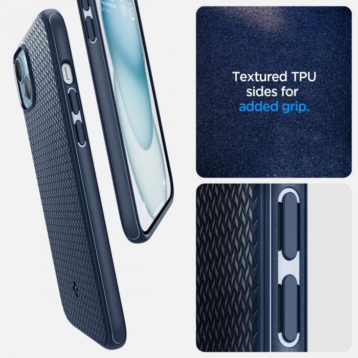 Чохол Spigen для Apple iPhone 15 Mag Armor MagFit, Navy Blue