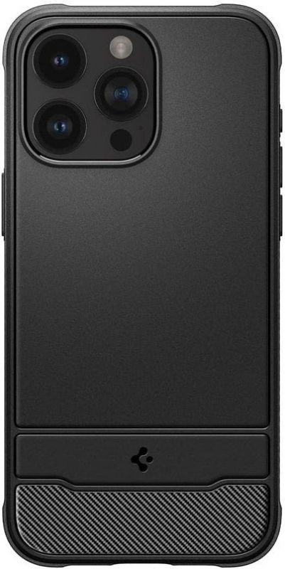 Чохол Spigen для Apple iPhone 15 Pro Max Rugged Armor MagFit, Matte Black