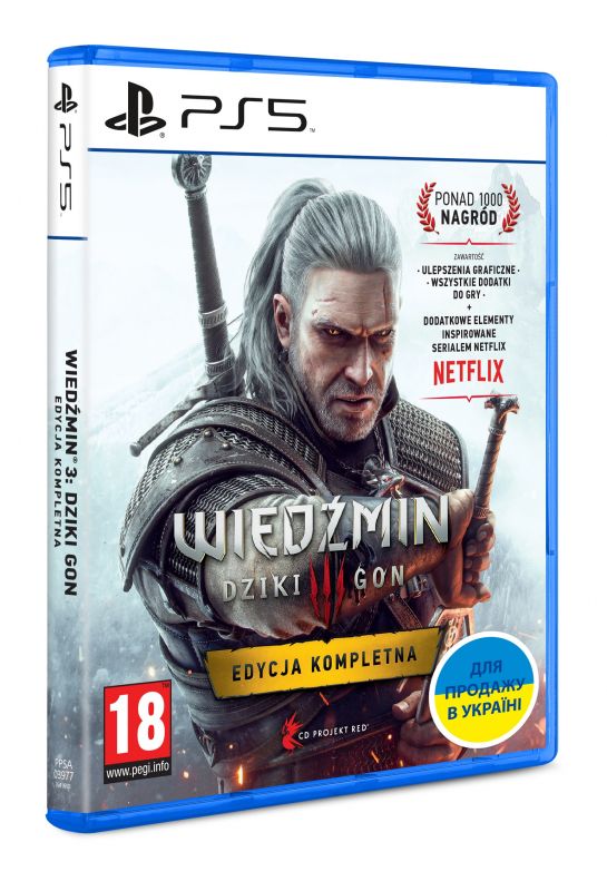 Гра консольная PS5 The Witcher 3: Wild Hunt Complete Edition, BD диск