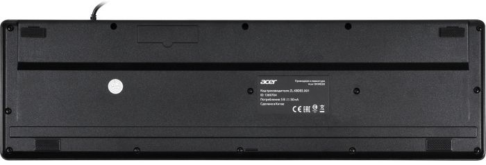 Клавіатура Acer OKW020, 104key ,USB-A, EN/UKR/RU, чорний