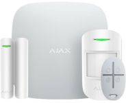 Комплект охоронної сигналізації Ajax StarterKit 2, hub2, motionprotect, doorprotect, spacecontrol, jeweller, бездротовий, білий
