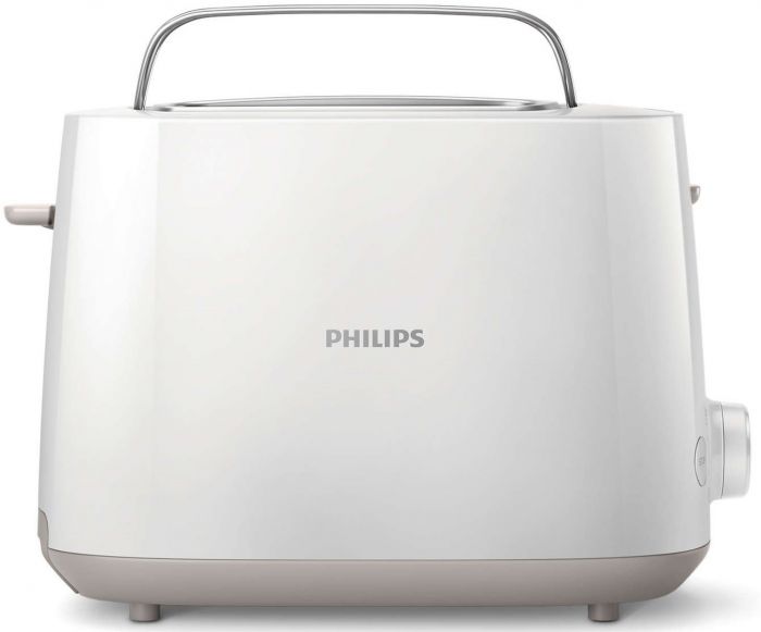 Тостер Philips Daily Collection 830Вт, пластик, білий