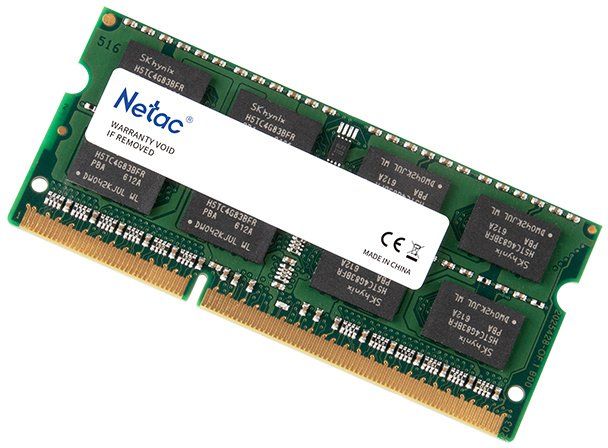 Пам'ять ноутбука Netac DDR3 4GB 1600 1.35/1.5V