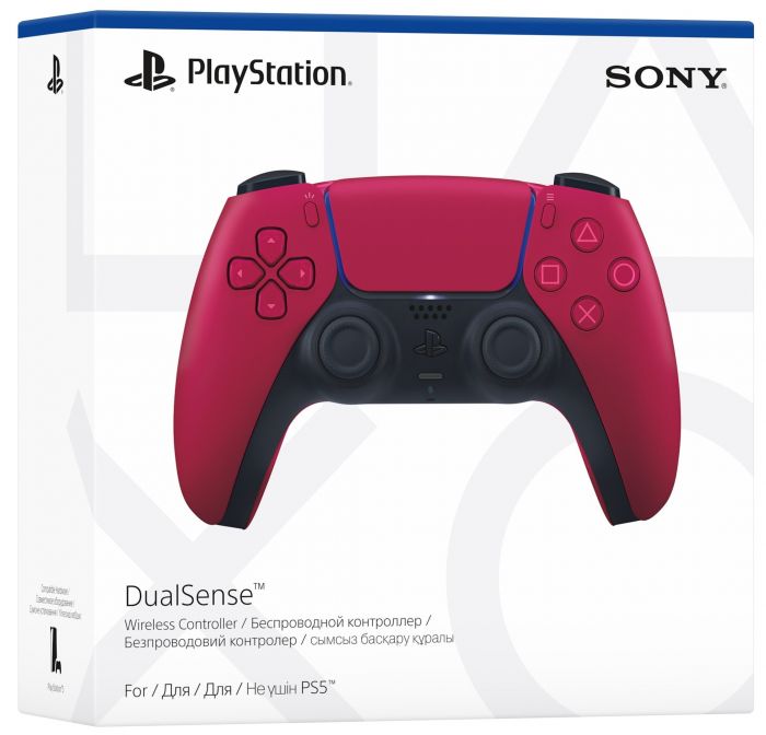 Геймпад PlayStation 5 Dualsense BT, червоний