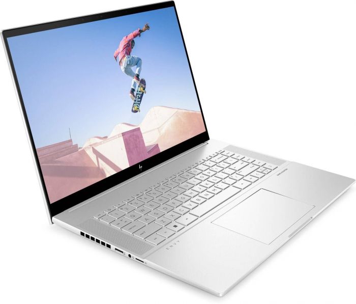 Ноутбук HP ENVY 16-h1003ua 16" WQXGA Touch, Intel i9-13900H, 16GB, F1024GB, NVD4060-8, DOS, сріблястий