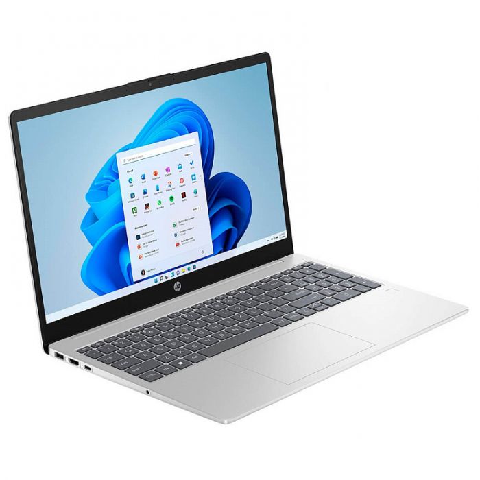 Ноутбук HP 15-fc0005ua 15.6" FHD IPS AG, AMD R3-7320U, 8GB, F256GB, UMA, DOS, сріблястий
