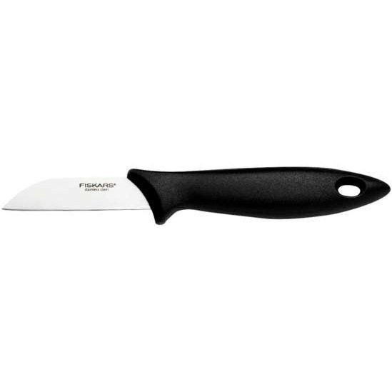Кухонний ніж для овочів Fiskars Essential, 7 см, нержавіюча сталь, пластик