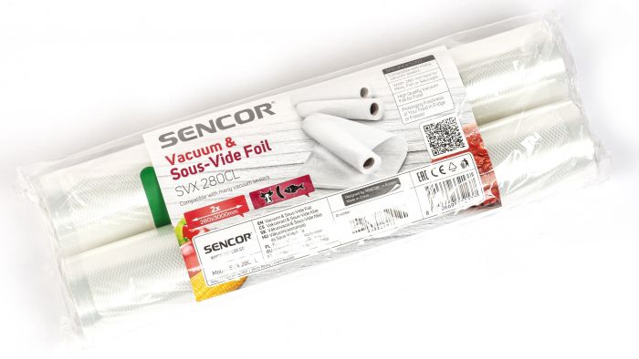 Вакуумна плівка Sencor для моделей SVS4010SS, SVS1010WH, SVS3010GY, 2 рулони 28x300 см