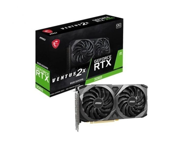 Відеокарта MSI GeForce RTX 3060 8GB GDDR6 VENTUS 2X OC