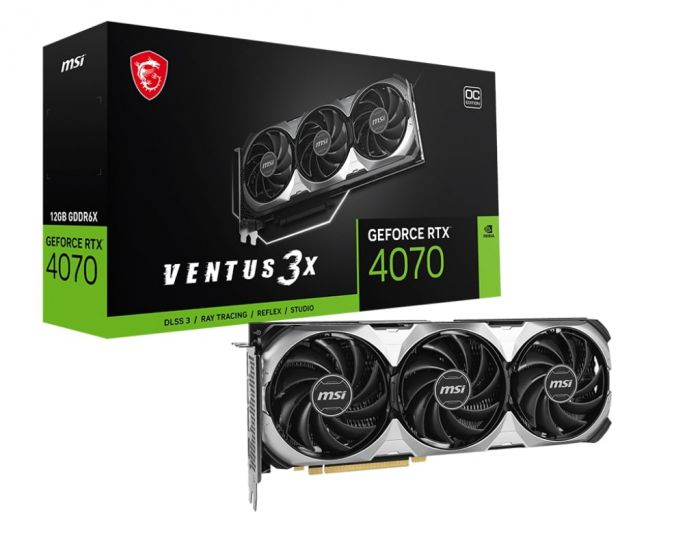 Відеокарта MSI GeForce RTX 4070 12GB GDDR6X VENTUS 3X E OC