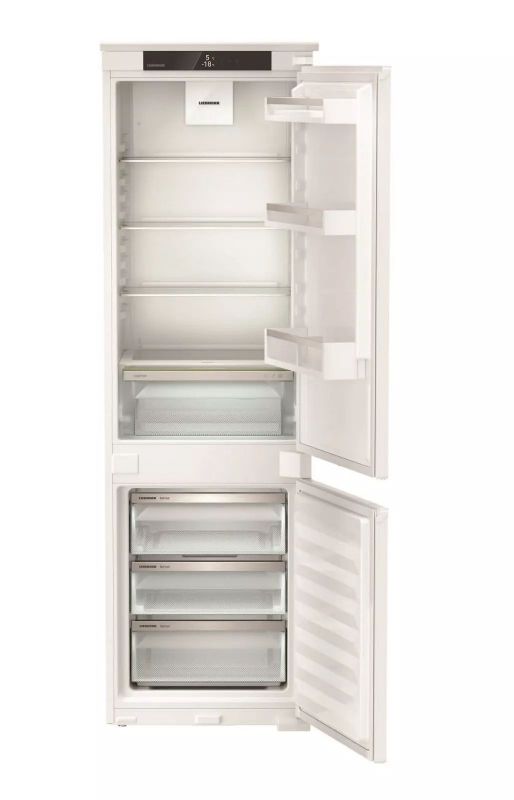 Холодильник Liebherr вбудований з нижн. мороз., 177x54.1х54.5, холод.відд.-182л, мороз.відд.-69л, 2дв., A+, NF, диспл внутр., білий