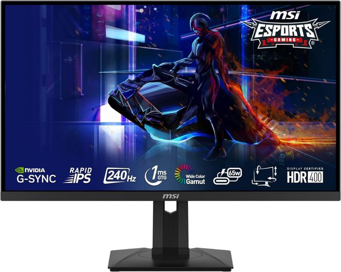 Монітор MSI 27" G274QPX 2xHDMI, DP, USB-C, Audio, IPS, 2560x1440, 240Hz, 1ms, sRGB 136%, G-sync, Pivot, HDR400