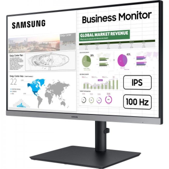 Монітор Samsung 27" S27C430 HDMI, DP, USB, IPS, 100Hz, 4ms