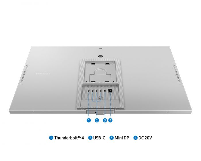 Монітор Samsung 27" ViewFinity S90PC DP, USB, Thunderbolt, Wi-fi, BT, MM, IPS, 5120x2880