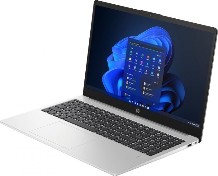 Ноутбук HP 250-G10 15.6" FHD IPS AG, Intel i3-1315U, 8GB, F256GB, UMA, DOS, сірий