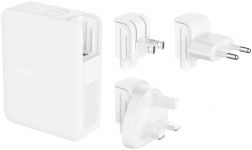 Зарядний пристрій мережевий Belkin 140Вт 3хUSB-С GAN PD PPS, USB-A, білий