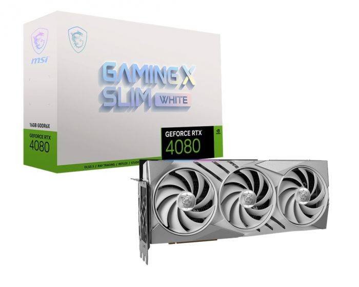 Відеокарта MSI GeForce RTX 4080 16GB GDDR6X GAMING X SLIM WHITE