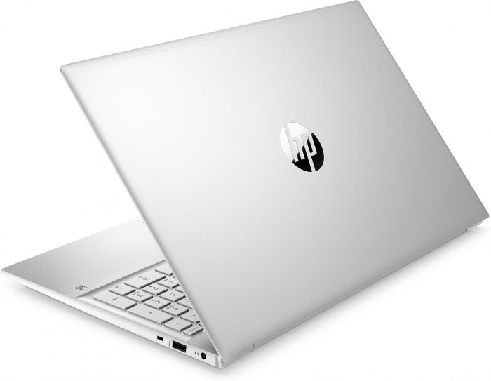 Ноутбук HP Pavilion 15-eg3020ua 15.6" FHD IPS AG, Intel U300, 8GB, F256GB, UMA, DOS, сріблястий