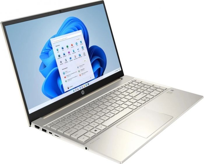 Ноутбук HP Pavilion 15-eh1057ua 15.6" FHD IPS AG, AMD R5-5500U, 16GB, F512GB, UMA, Win11, золотистий