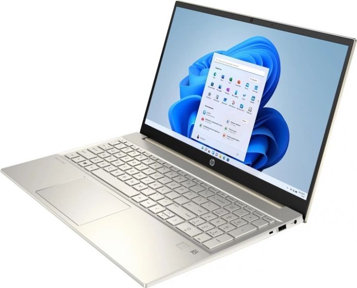 Ноутбук HP Pavilion 15-eh1057ua 15.6" FHD IPS AG, AMD R5-5500U, 16GB, F512GB, UMA, Win11, золотистий