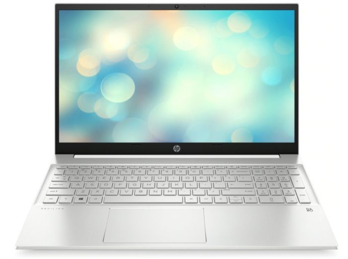 Ноутбук HP Pavilion 15-eh2037ua 15.6" FHD IPS AG, AMD R5-5625U, 16GB, F512GB, UMA, DOS, сріблястий