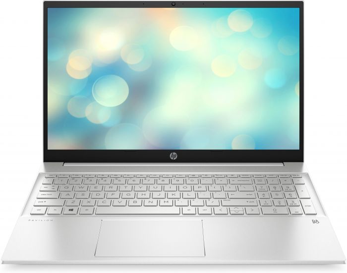 Ноутбук HP Pavilion 15-eg2017ua 15.6" FHD IPS AG, Intel i7-1260P, 16GB, F1024GB, UMA, DOS, сріблястий