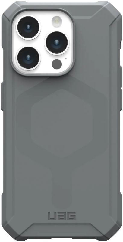 Чохол UAG для Apple iPhone 15 Pro Max Essential Armor Magsafe, Silver