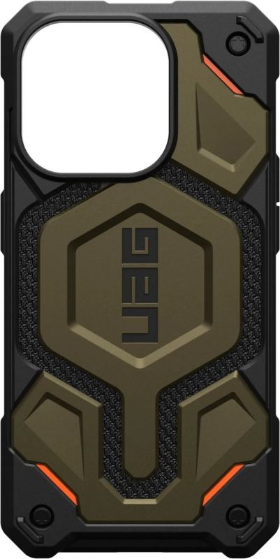 Чохол UAG для Apple iPhone 15 Pro Max Monarch Pro Magsafe, Kevlar Elemental Green