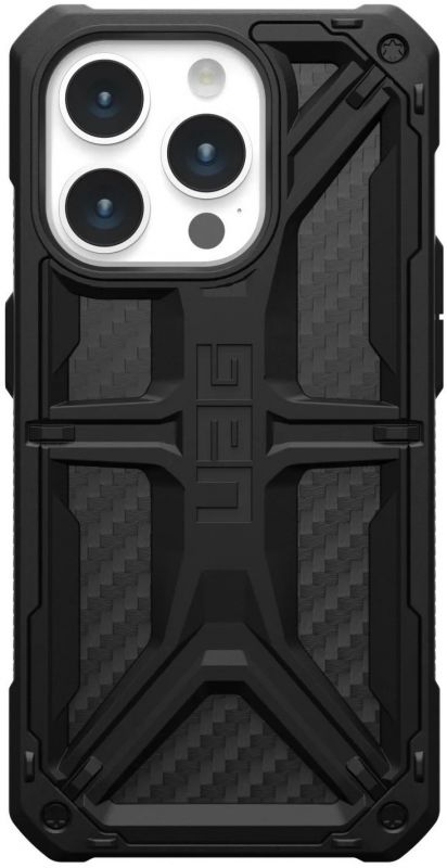 Чохол UAG для Apple iPhone 15 Pro Max Monarch, Carbon Fiber