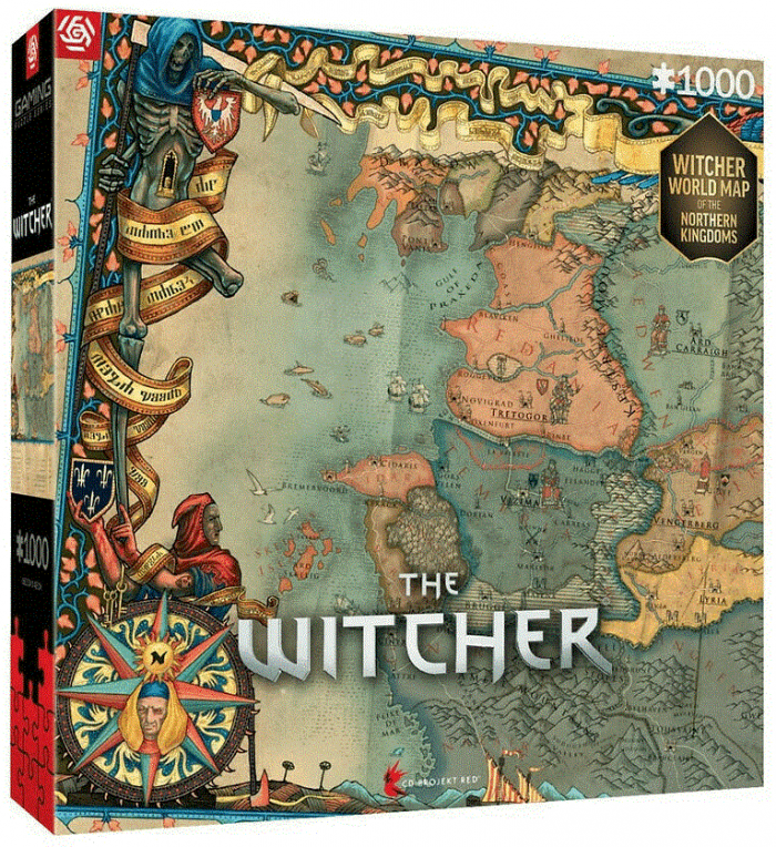 Пазл Witcher 3 Northern Kingdoms Puzzles 1000 ел.